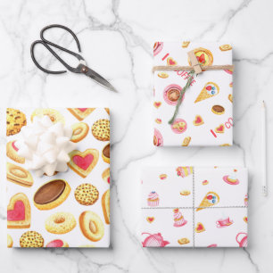Treats And More Treats Wrapping Paper Sheet