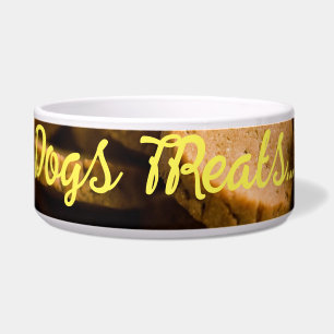 "Treats Galore: Ceramic Pet Bowl 