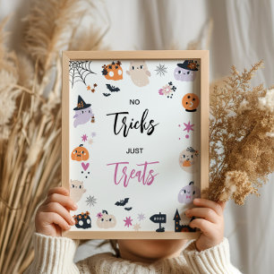 Treats Halloween Birthday Party Sign