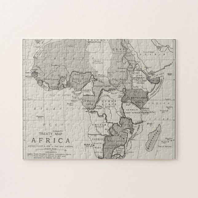 Treaty Map of Africa Jigsaw Puzzle (Horizontal)
