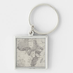 Treaty Map of Africa Key Ring