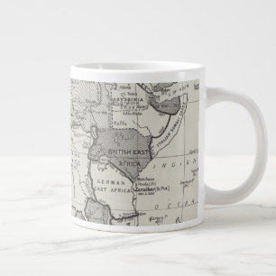 Treaty Map of Africa Large Coffee Mug