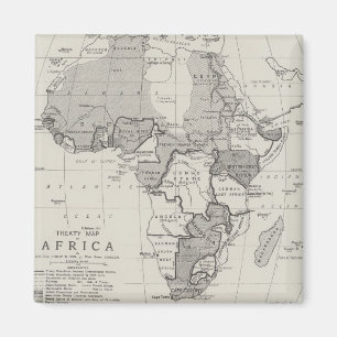 Treaty Map of Africa Magnet