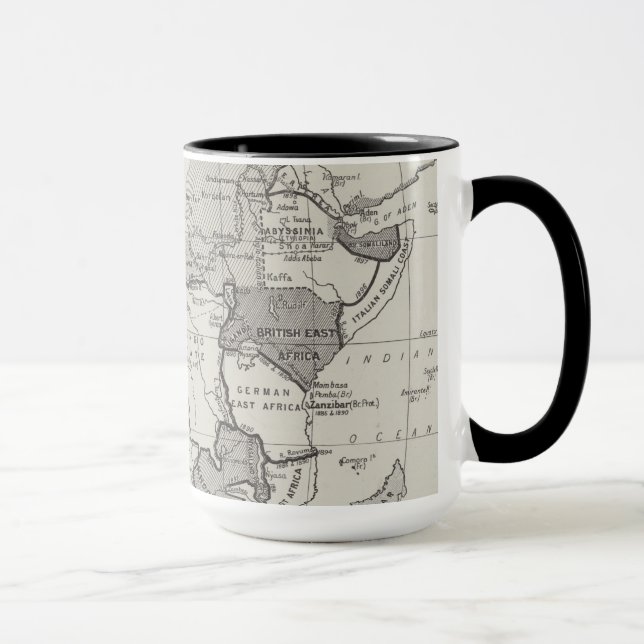 Treaty Map of Africa Mug (Right)