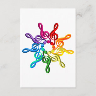 Trebel Clefs In A Pattern Invitations