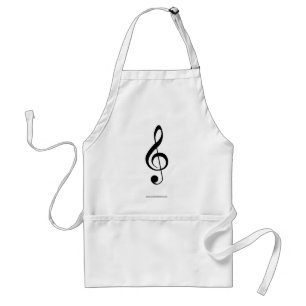 Treble Clef Apron