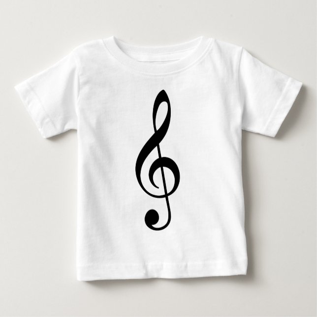 Treble Clef Baby T-Shirt (Front)