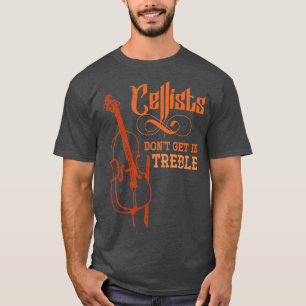 Treble Clef Cello Cellist1 T-Shirt