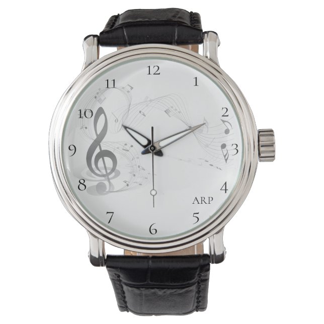 *~* Treble Clef Creative Modern Classic Music Note Watch (Front)