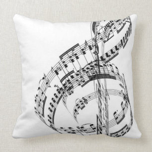 Treble Clef Cushion