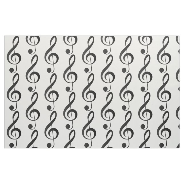 Treble Clef Fabric (Fat Quarter)