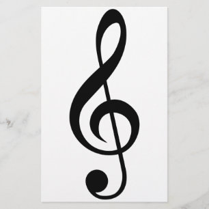 Treble Clef G-Clef Musical Symbol Flyer