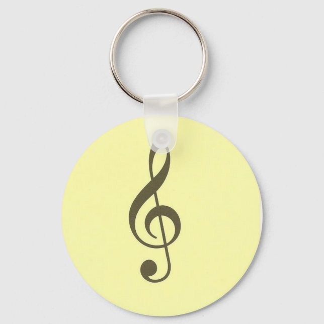 Treble Clef Key Chain (Front)