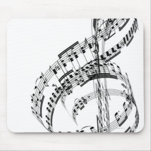 Treble Clef Mouse Pad