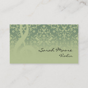 Treble Clef Music Business Card