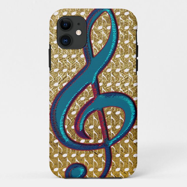 treble clef music Case-Mate iPhone case (Back)