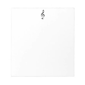 Treble Clef Notepad