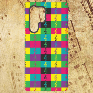 Treble Clef Pattern Colourful Bright Samsung Galaxy Case