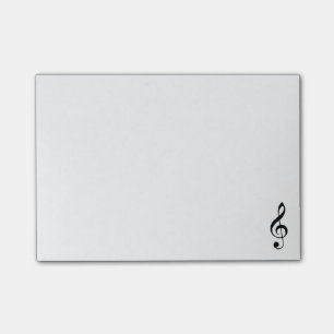 Treble Clef Post-it Notes
