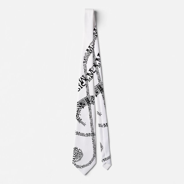 Treble Clef  Tie (Front)