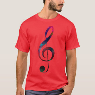treble clef trebleclef music T-Shirt