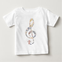 Treble Clef Word Art