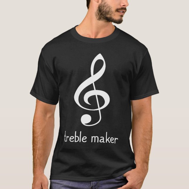 Treble maker  Clef Piano T-Shirt (Front)