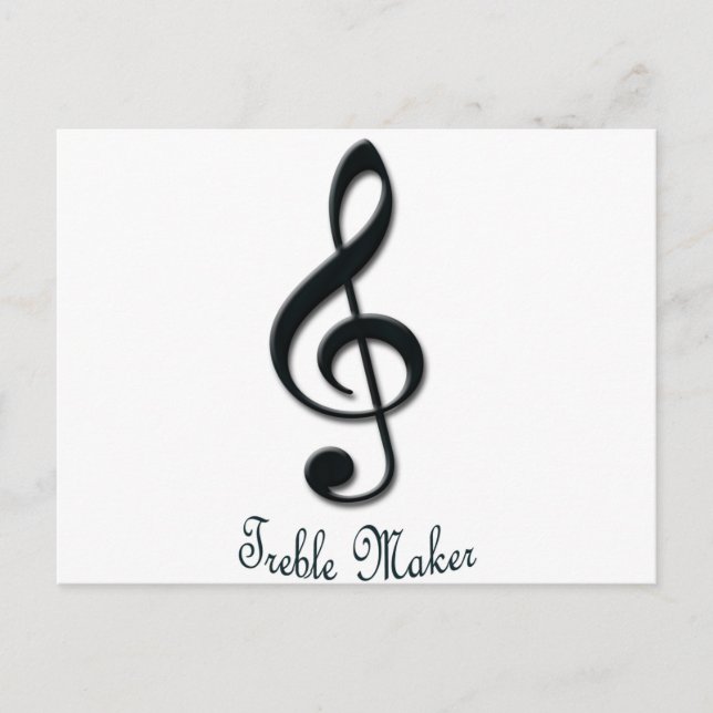Treble Maker Postcard (Front)