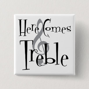 Treble Square Button