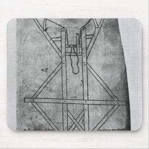 Trebuchet, machine to throw arrows mouse pad