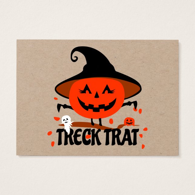 Treck Trat Pumpkin Smiling (Back)