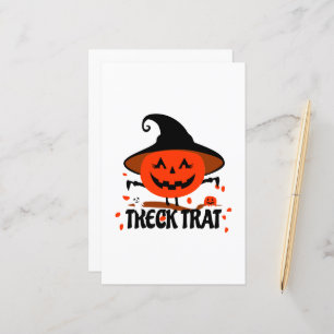 Treck Trat Pumpkin Smiling