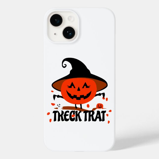 Treck Trat Pumpkin Smiling Case-Mate iPhone Case (Back)