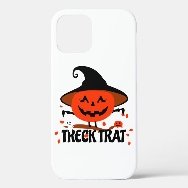 Treck Trat Pumpkin Smiling Case-Mate iPhone Case (Back)