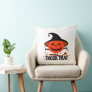 Treck Trat Pumpkin Smiling Cushion