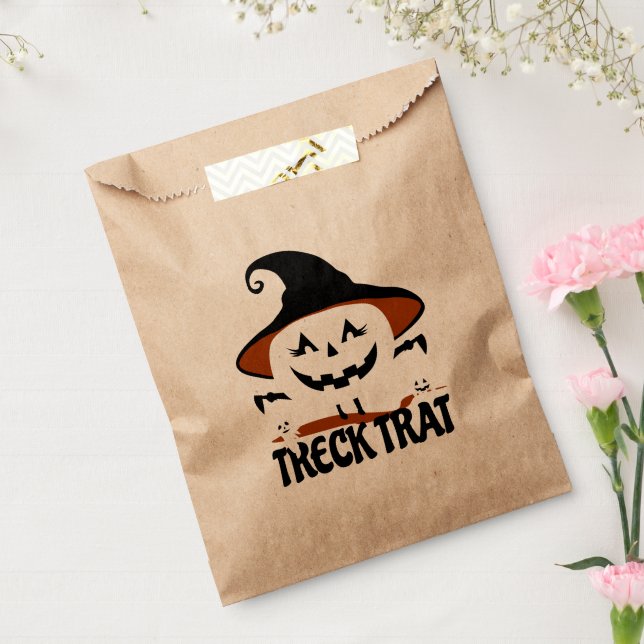 Treck Trat Pumpkin Smiling Favour Bag (Sealed)