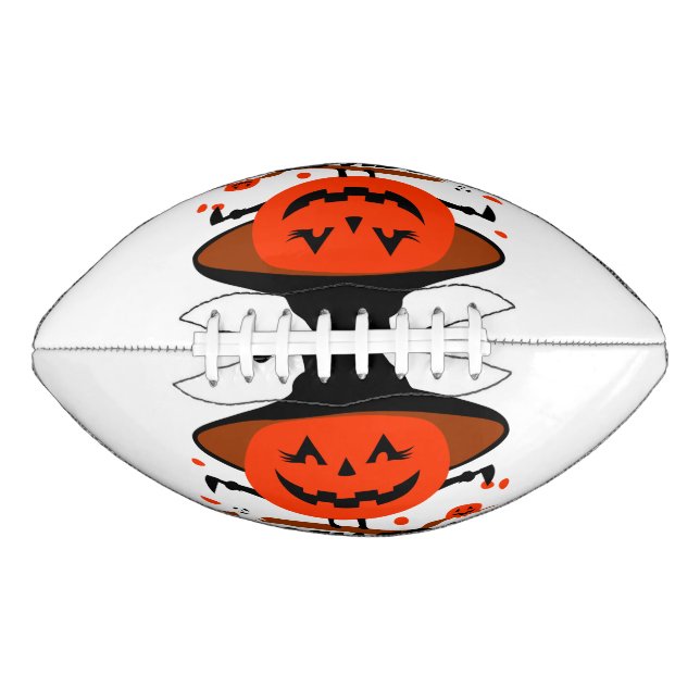 Treck Trat Pumpkin Smiling Football (Front)