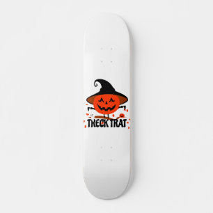 Treck Trat Pumpkin Smiling Skateboard