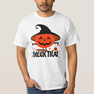 Treck Trat Pumpkin Smiling T-Shirt