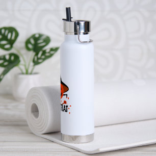 Treck Trat Pumpkin Smiling Water Bottle