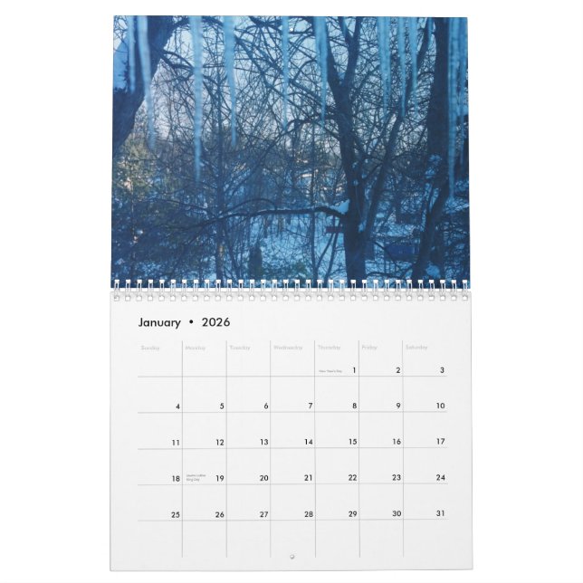 Tree-02, NATURE'S, WONDERS Calendar (Jan 2026)