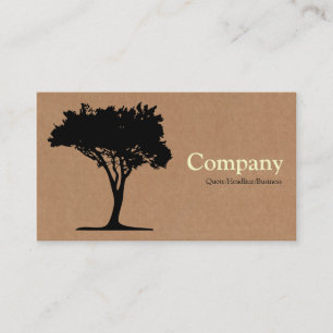 Tree 05 - Cardboard Box Business Card
