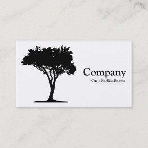 Tree 05 - White Business Card