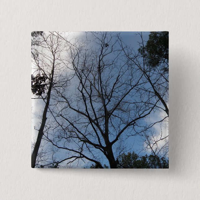 Tree 15 Cm Square Badge (Front)