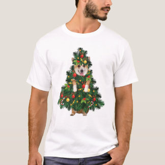 Tree 2024 Corgi Christmas Tree T-Shirt