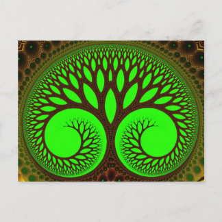 Tree 2  Fractal Art Postcard