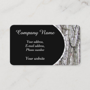 Tree 5 - Oak Tree Bark Business Card