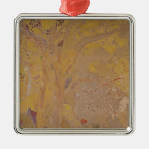 Tree Against a Yellow Background, 1901 Metal Tree Decoration
