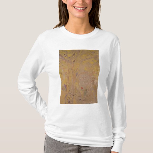 Tree Against a Yellow Background, 1901 T-Shirt (Front)
