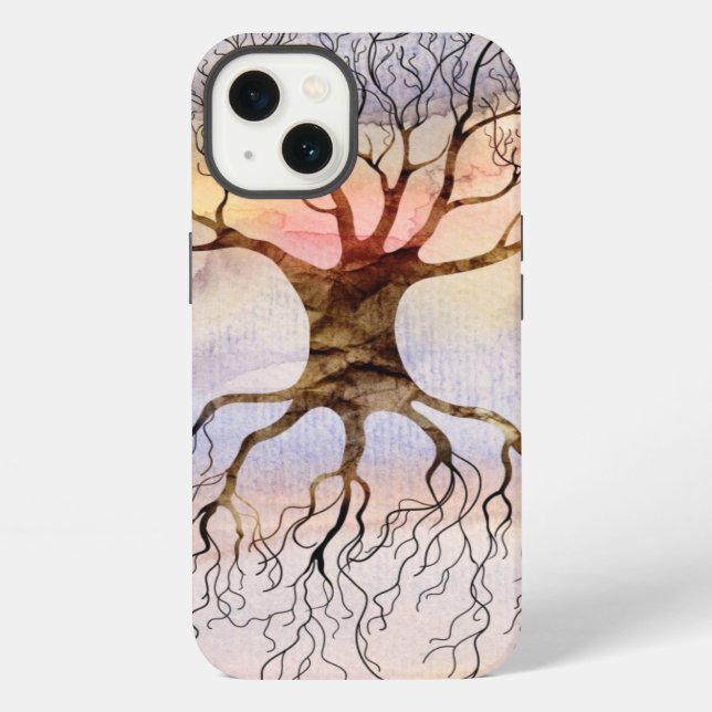 Tree Against The Sky iPhone Case (Back)
